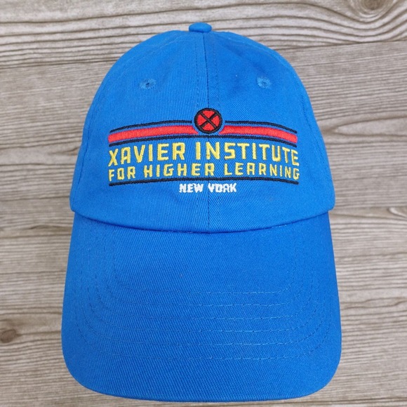 XAVIER INSTITUTE FOR HIGHER LEARNING NEW YORK XMEN MARVEL BASEBALL HAT CAP - Picture 1 of 10